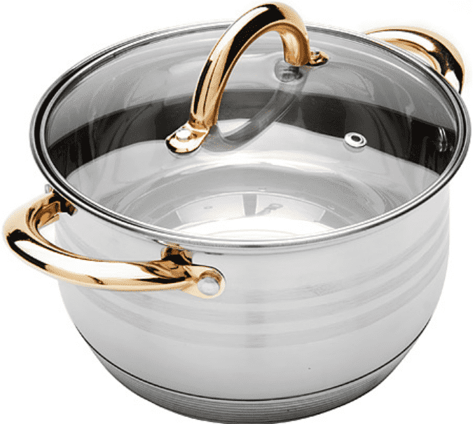 Кастрюля 2л MAYER & BOCH Gold из нержавеющей стали
